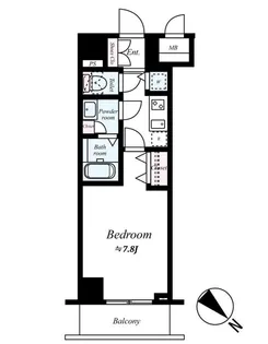 アスピラス鶴見【202号室】の間取り