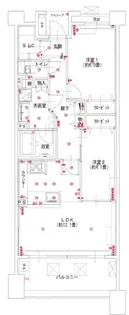 パークホームズ二子多摩川フェアアリーナ【2階】の間取り