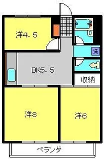 3DKの間取り画像