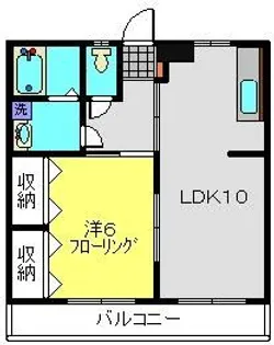 KN中島【1階】の間取り