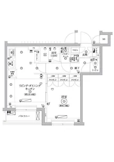 セジョリ鵜の木【2階】の間取り