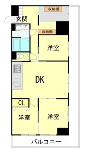 エンゼルハイム綱島第2【2階】の間取り