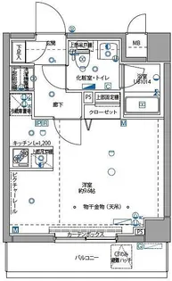 パティーナ京急蒲田【2階】の間取り