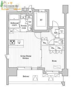 アークマーク大森町アジールコート【13階】の間取り