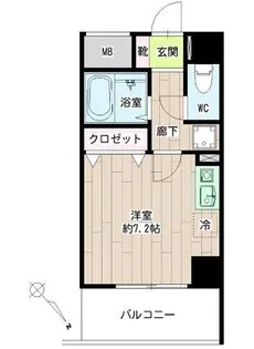 ネオマイム鶴見市場【4階】の間取り