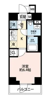 プレール・ドゥーク川崎V【5階】の間取り