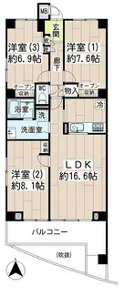 リブレスト川崎【5階】の間取り