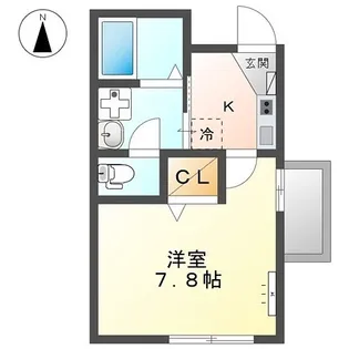 プリムローズ【302号室】の間取り