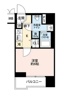 プレール ドゥーク川崎V【5階】の間取り