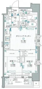 デュオステージ横浜中央【8階】の間取り