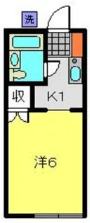 SUNNY WING【205号室】の間取り