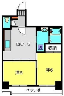 EXTOL【301号室】の間取り