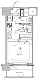 マキシヴ関内【1階】の間取り