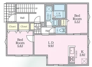 ever green placeII【1階】の間取り