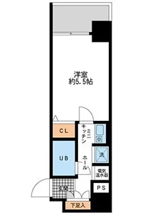 ダイヤモンドタワー鶴見【3階】の間取り