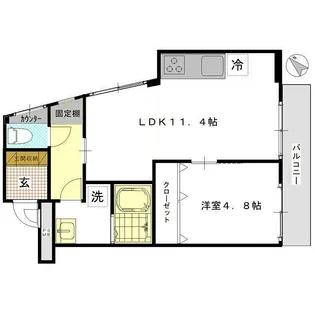 ノッティングヒル【301号室】の間取り