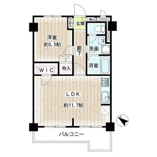 グレイス綱島第2【4階】の間取り