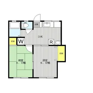 エクセルヤザワ【1階】の間取り