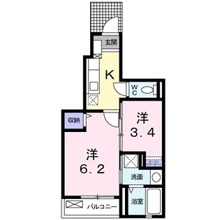 T-Comfort 10【102号室】の間取り