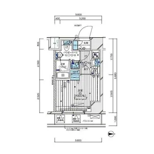 メインステージ東神奈川II【7階】の間取り