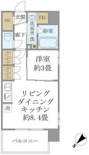 ステラコート川崎【4階】の間取り
