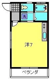 山田ハイツ【202号室】の間取り