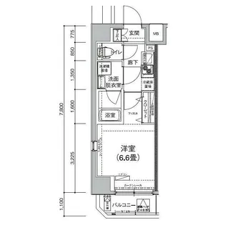 アイル横浜BAYSIDE【5階】の間取り