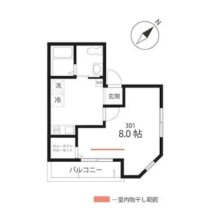 QUIET CRAB HOUSE MIX生麦(仮)【3階】の間取り