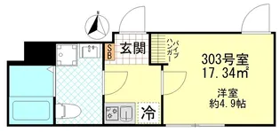 川崎大師AP【303号室】の間取り