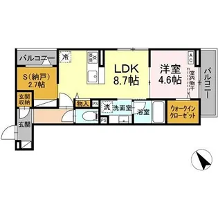 D-Bloom Court【2階】の間取り