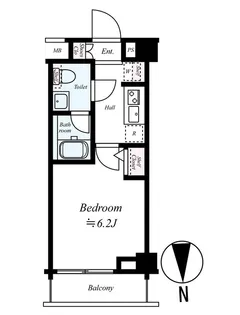 プレール・ドゥーク元住吉【2階】の間取り