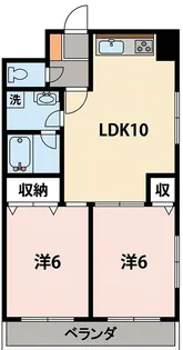 グランドール東寺尾【2階】の間取り