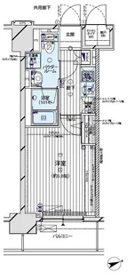 メインステージ蒲田V【8階】の間取り