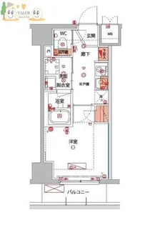 (仮称)横浜大通り公園EIRAKUレジデンス【6階】の間取り