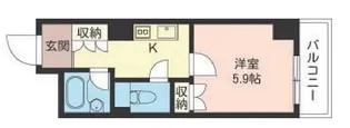 LaSante川崎【8階】の間取り