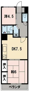 グレイスヒル二本木【402号室】の間取り