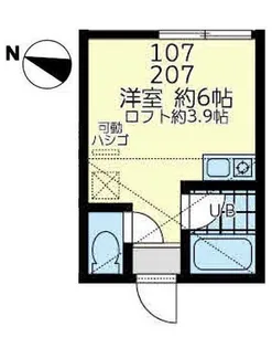 大口プルミエ【1階】の間取り
