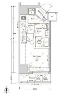 LOG横浜鶴見【10階】の間取り