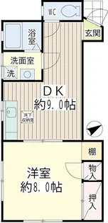 椎名ハイツ【1階】の間取り