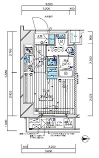 メインステージ東神奈川II【7階】の間取り