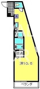 ヨコハマベイジーニアスマエストロ【1階】の間取り
