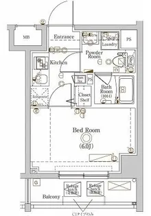 ラフィスタ川崎大師II【7階】の間取り