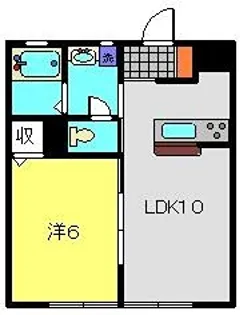 プエルタ・ロホ【106号室】の間取り