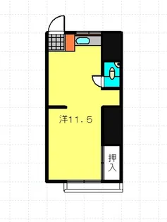 ふじ荘【B-1号室】の間取り