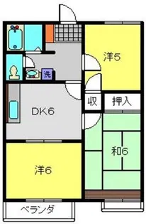 第18マルヨハウス【105号室】の間取り