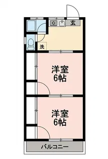 岩沢ビル【303号室】の間取り