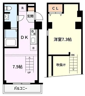 Well【5階】の間取り