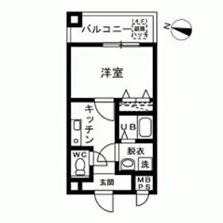 シャルムYY【4階】の間取り