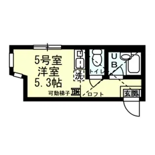 フォステリア平安【1階】の間取り