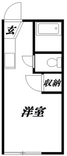 IVYガーデン【202号室】の間取り